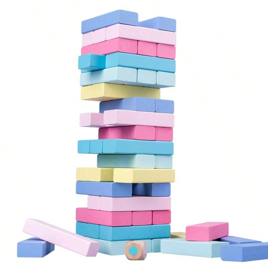 Kids Education Number - Juego de torre de madera apilable
