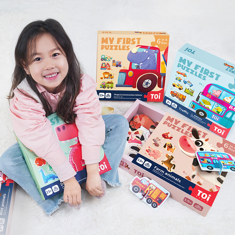Kids First Education - TOI 6 en una caja, rompecabezas