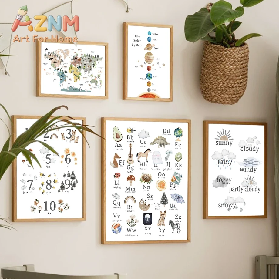 Educación, preescolar, alfabet - Kids Education Number reseña y precio