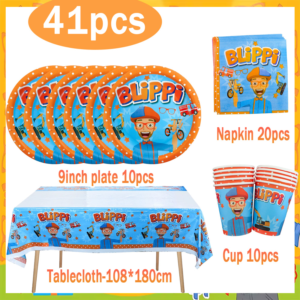 Vajilla de cumpleaños con temá - Kids Education Number reseña y precio